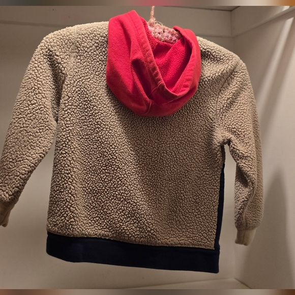 Cat & Jack Half Zip Color Block Hoodie - Picture 4 of 6